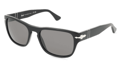 Persol PO3341S Rayé gris Vue d'angle