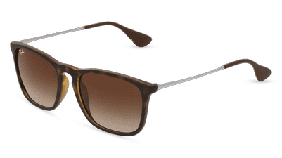 RAY-BAN RB 4187 CHRIS Noir Vue d'angle