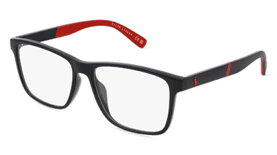 Polo Ralph Lauren PH2257U Gris transparent Vue d'angle