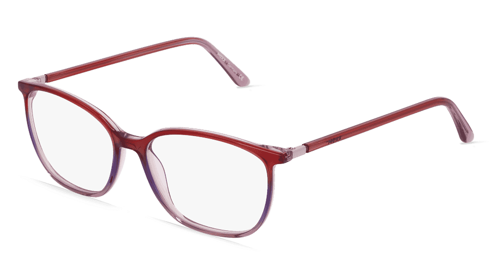 MEXX 2530 rood kristal Hoekaanzicht