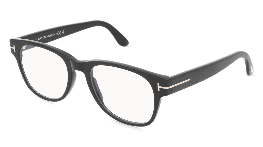 Tom Ford FT5898-B Noir brillant Vue d'angle