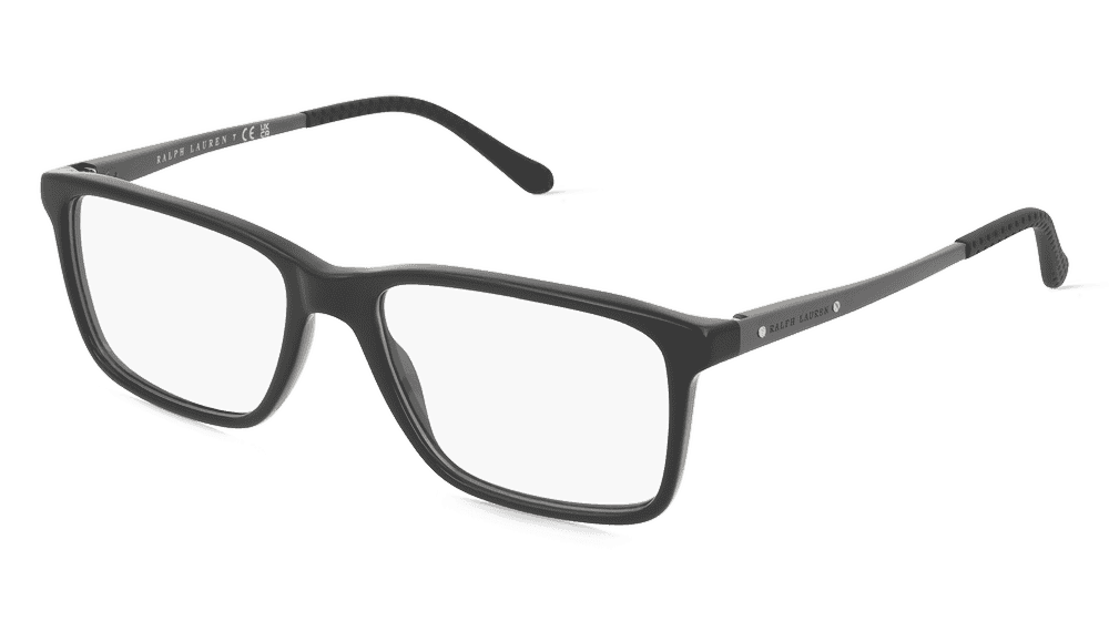 Polo Ralph Lauren RL6133 Noir Vue d'angle