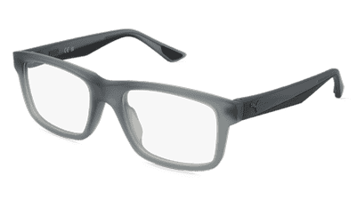 Puma PU0405O Zwart transparant Hoekaanzicht