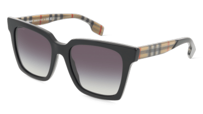 Burberry BE4335 Noir Vue d'angle