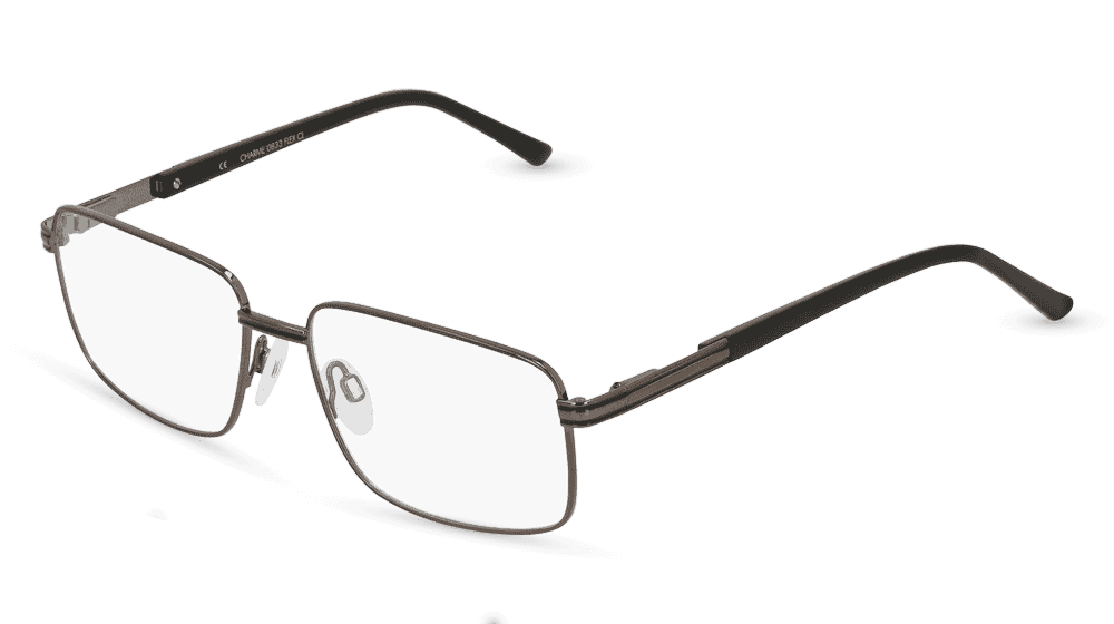 Pelle Gris gun Vue d'angle