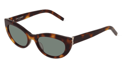 SAINT LAURENT SL M115 Crème Vue d'angle