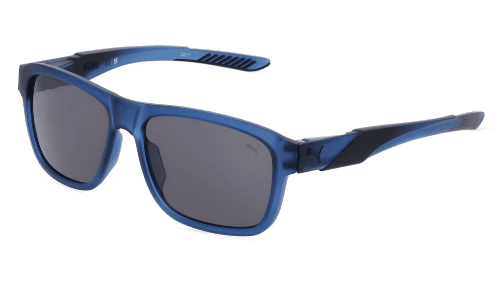 PUMA PU0377S Bleu mat Vue d'angle