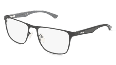 Police VPLN25 Noir mat Vue d'angle