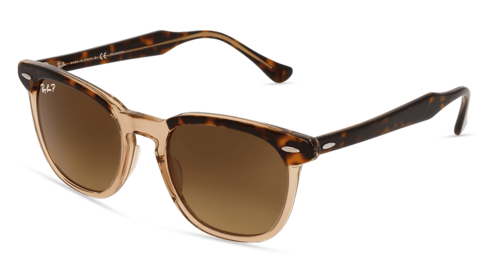 RAY-BAN RB 2298 HAWKEYE Brun Havane Vue d'angle