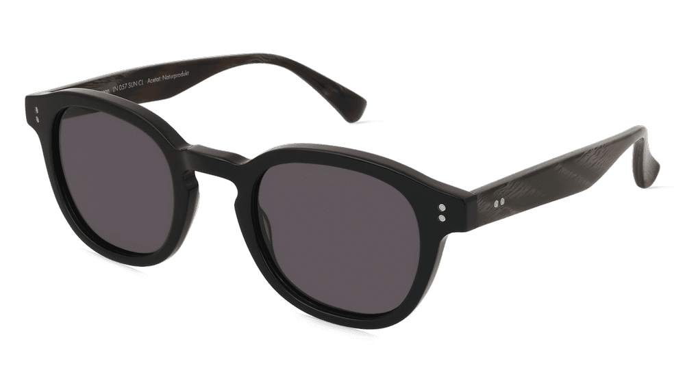 Fielmann LN 057 SUN CL Noir brillant Vue d'angle
