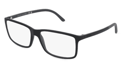 Polo Ralph Lauren PH2126 Noir mat Vue d'angle