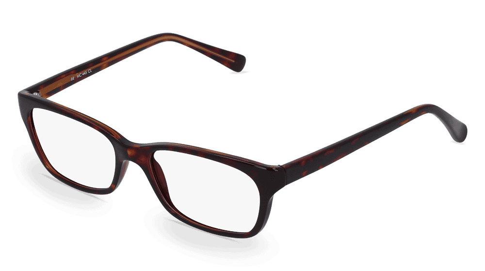 Fielmann MC 445 CL Havane Vue d'angle