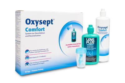 Oxysept Comfort 3x300ml + 90 Tabletten + 120ml