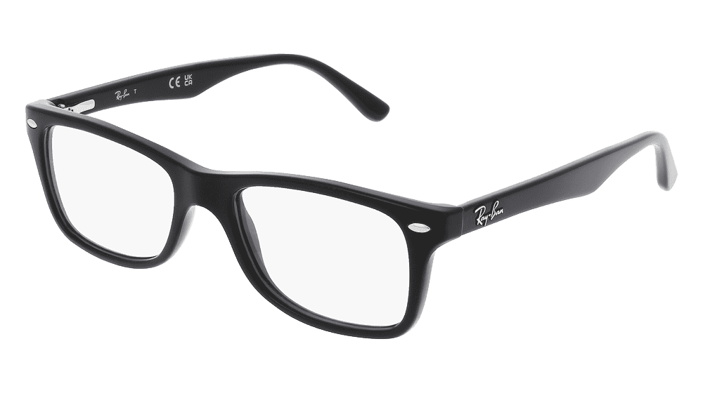 RAY-BAN RB 5228 zwart Hoekaanzicht