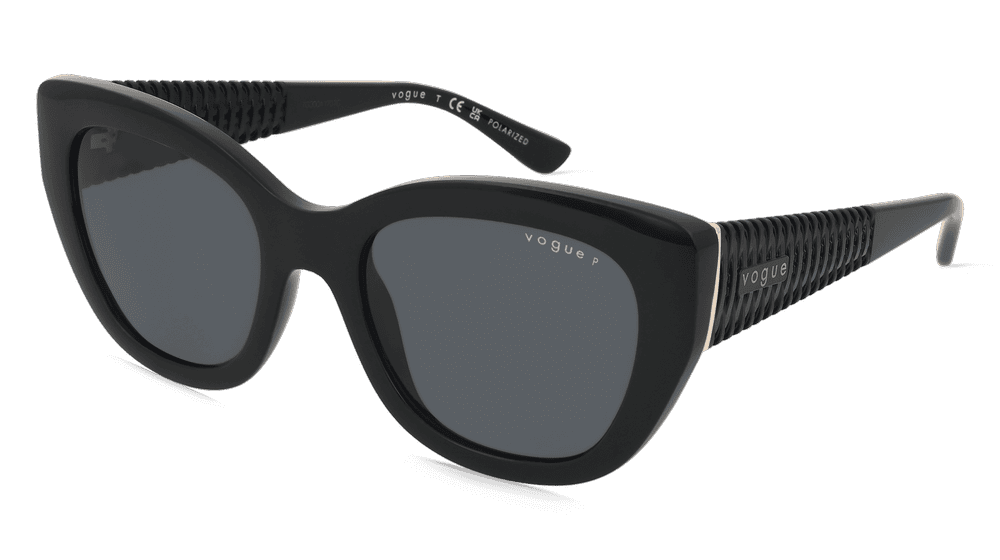Vogue 0VO5567S Noir Vue d'angle
