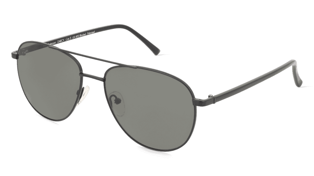 Fielmann MC 581 SUN CL DARCY Noir mat Vue d'angle