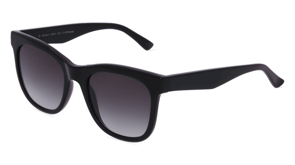 Fielmann ABC 072 SUN FA SASHA Noir brillant Vue d'angle