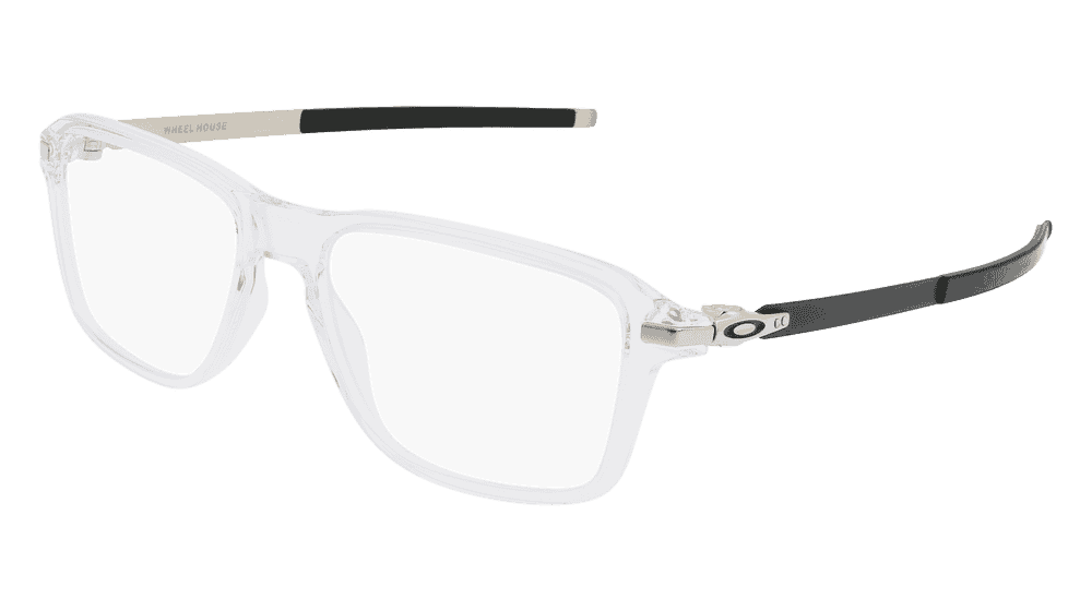 Oakley OX8166 Blanc transparent Vue d'angle