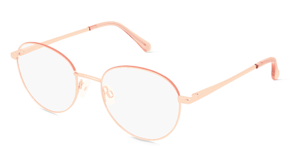 Fielmann OU 060 FLEX CL KIRA Rose doré Vue d'angle