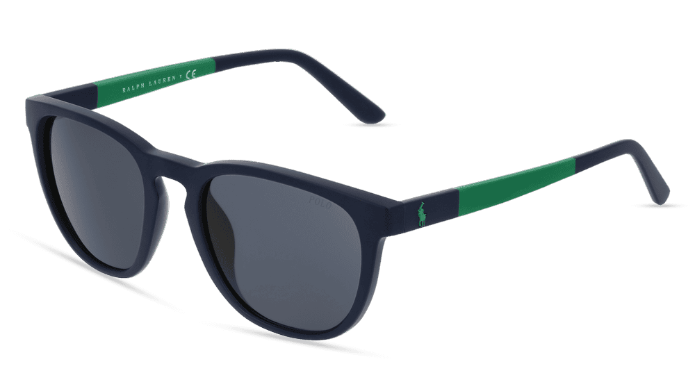 POLO BY RALPH LAUREN PH4182U Bleu mat Vue d'angle