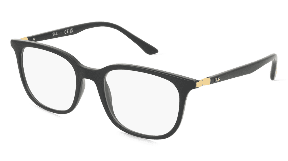 Ray-Ban RX7211 Noir Vue d'angle