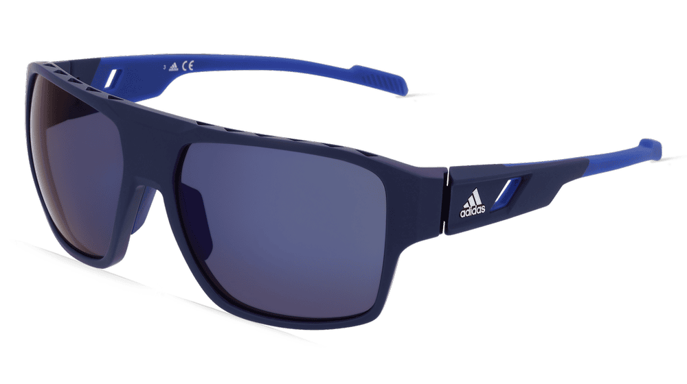Adidas SP0046 blauw mat Hoekaanzicht