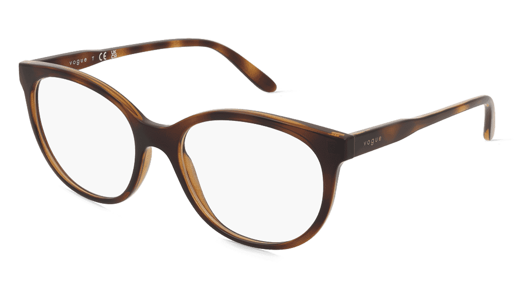 Vogue 0VO5552 Havanna foncé Vue d'angle