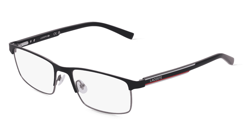 Lacoste L2271 Zwart grijs Hoekaanzicht