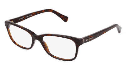 Coach HC6089 zwart Hoekaanzicht