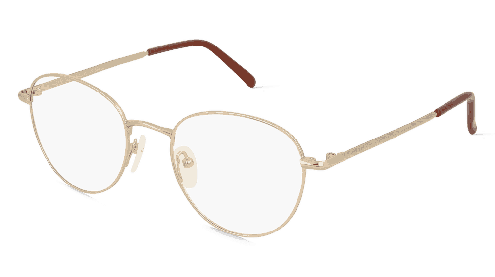 Fielmann MC 586 CL Doré Vue d'angle