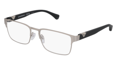 Emporio Armani EA1027 Gris gun mat Vue d'angle