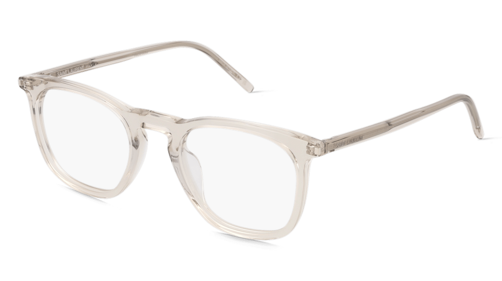 Saint Laurent SL 623 OPT beige transparant Hoekaanzicht