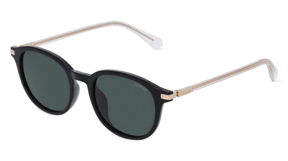 Polaroid PLD 4148/G/S/X Noir brillant Vue d'angle