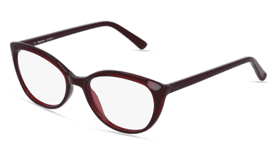 Fielmann JIL 023 CL Burgundy Vue d'angle