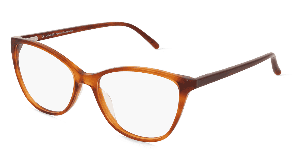 Fielmann LN 069 FLEX FA DANIELLE Havanna glanzend Hoekaanzicht