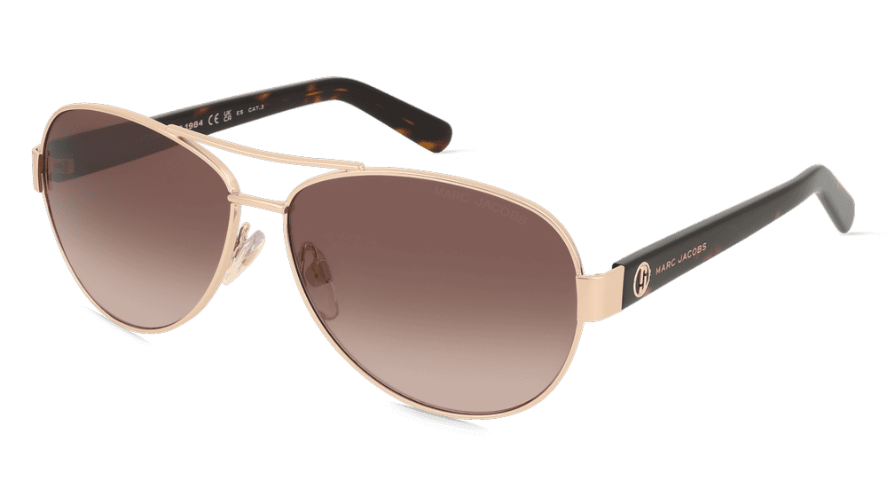 Marc Jacobs 699/S Havane doré Vue d'angle