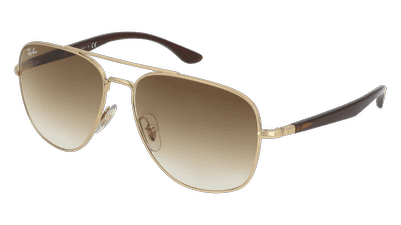 RAY-BAN RB 3683 Silver Corner View