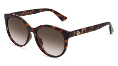 GUCCI GG0636SK Havanna brillant Vue d'angle