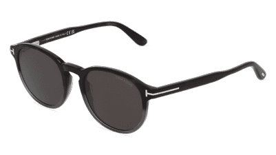 Tom Ford FT0834 DANTE Noir brillant Vue d'angle