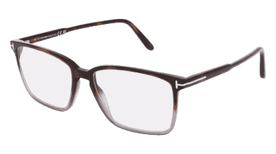 Tom Ford FT5696-B Havanna vert Vue d'angle