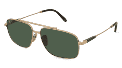 Ray-Ban RB8096 zilver Hoekaanzicht