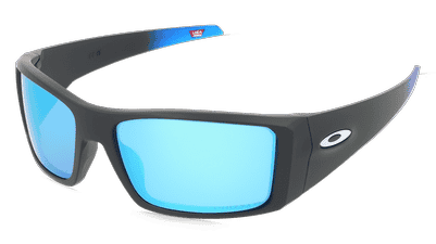 Oakley OO9231 zilver Hoekaanzicht