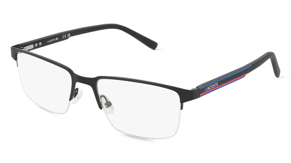 Lacoste L2279 zwart Hoekaanzicht