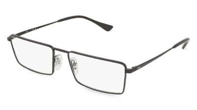 Ray-Ban 0RX6541 EMY Doré Vue d'angle