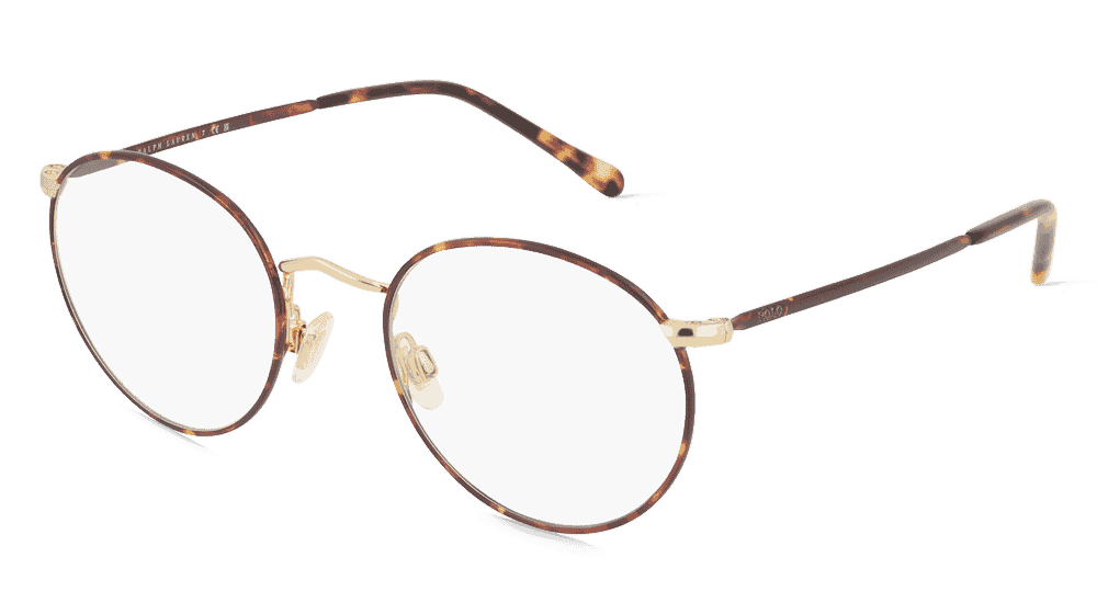 Polo Ralph Lauren PH1179 Doré Havane Vue d'angle