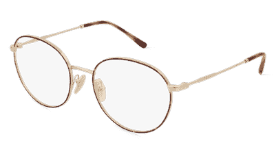 Vogue VO4280 Havana goud Hoekaanzicht