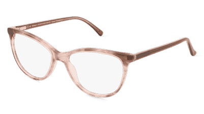 Fielmann LN 009 MOD II FLEX CL bruin grijs Hoekaanzicht