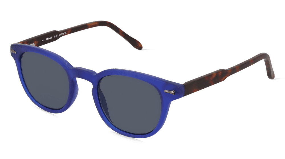 Fielmann JIL 033 SUN FLEX CL Havane bleu Vue d'angle