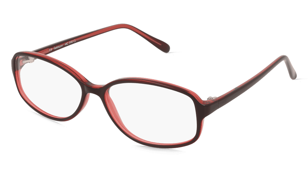 Fielmann MC 590 CL Rouge Vue d'angle
