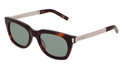 Saint Laurent SL 582 zwart Hoekaanzicht